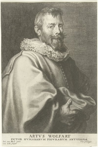 Ritratto del pittore Artus Wolffort da Cornelis Galle the Elder